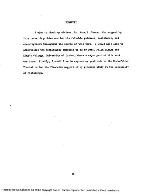 The one-paragraph foreword thanking Ezra T. Newman, Felix Pirani and King's College London, and the Rockefeller Foundation